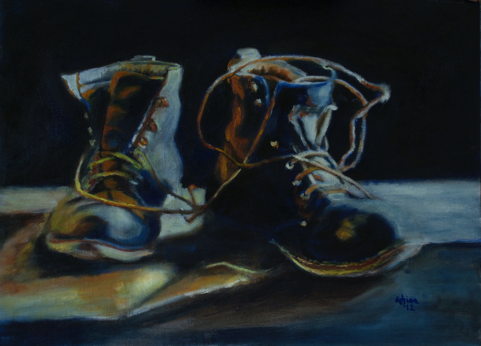 Boots - oilpainting