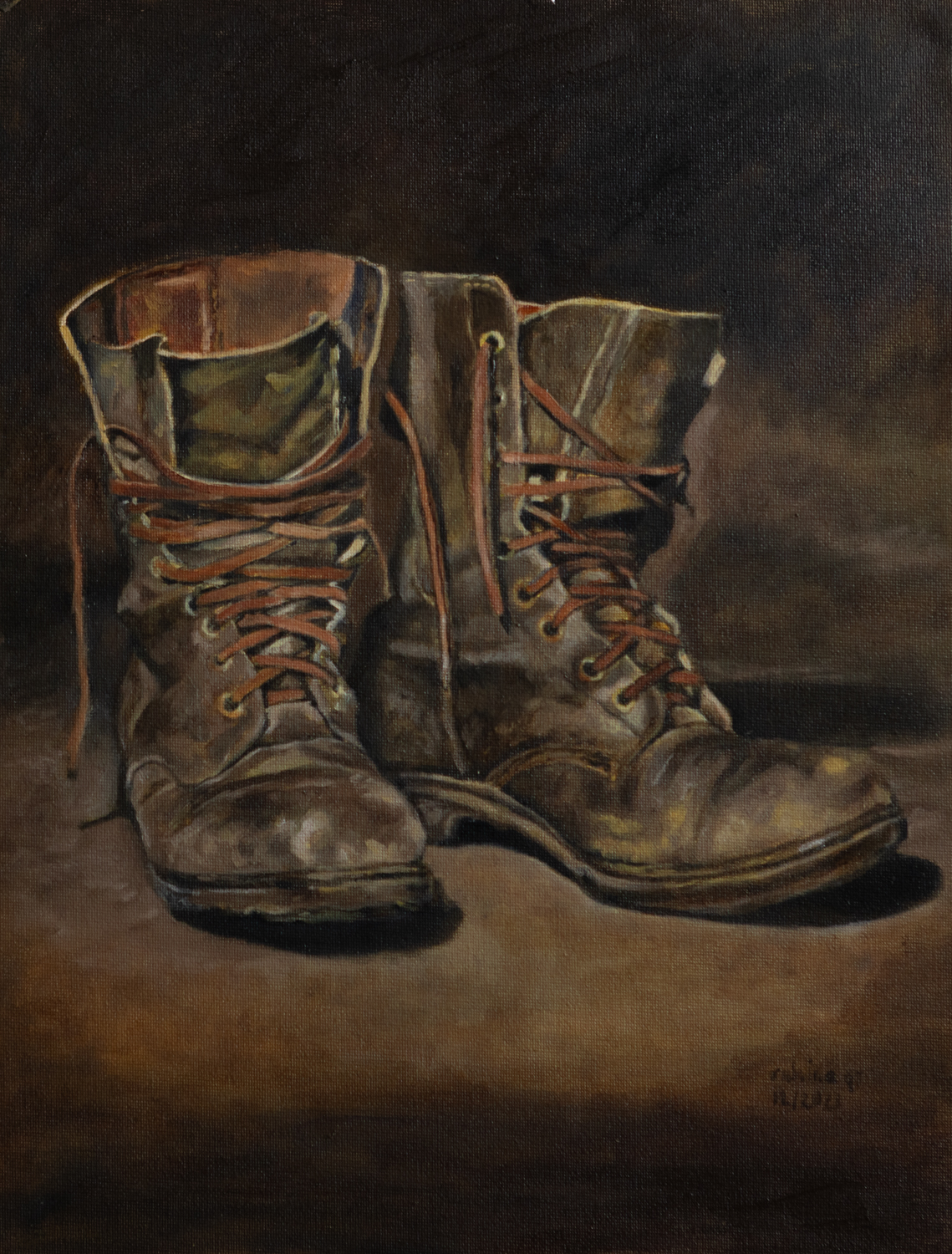 Done and dusted   oils on canvas 30x36 cm   FOR SALE